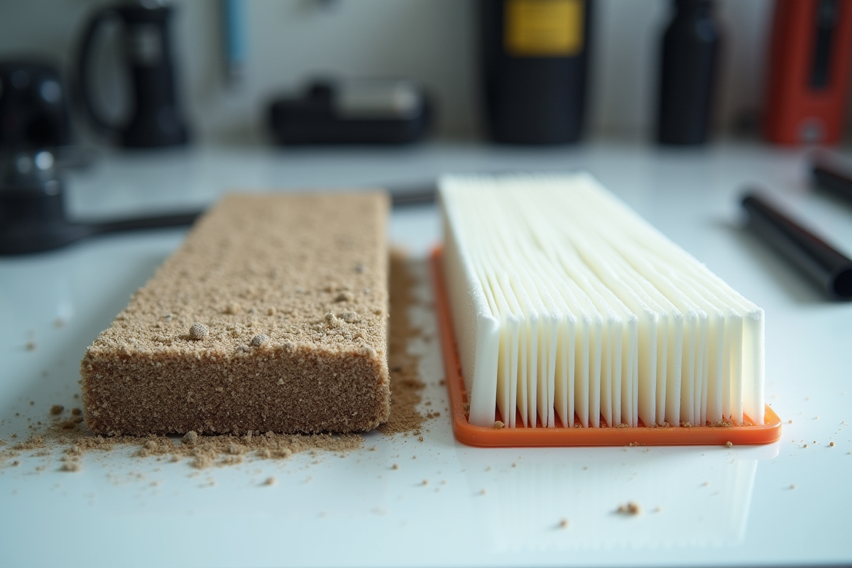 Filtre cabine sale à côté d